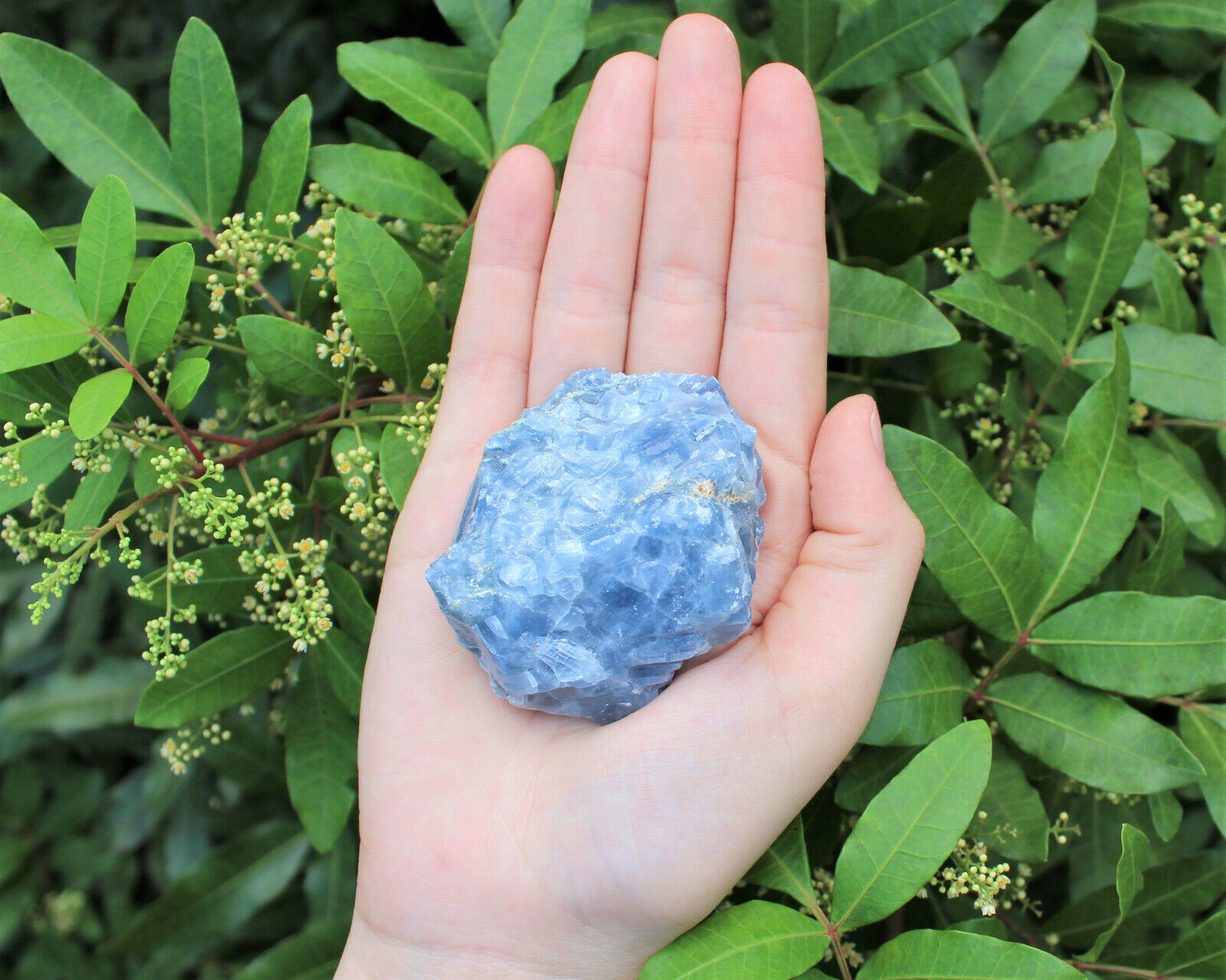 LARGE Rough Blue Calcite Natural Chunk, 2\
