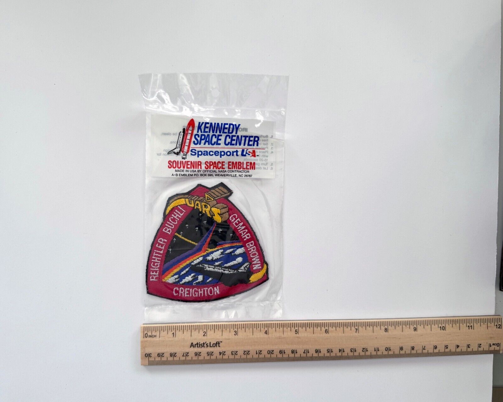 STS-48 NASA UARS Upper Atmosphere Research Satellite Space Shuttle Patch 4\