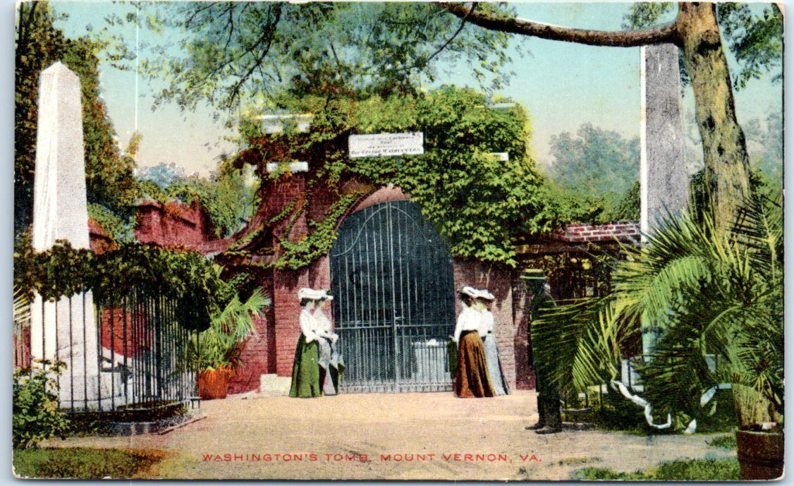 Postcard - Washington\'s Tomb, Mount Vernon, Virginia, USA, North America