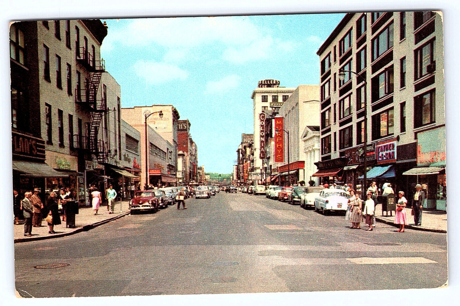 Harrisburg Pennsylvania pa Market Street Postcard B299
