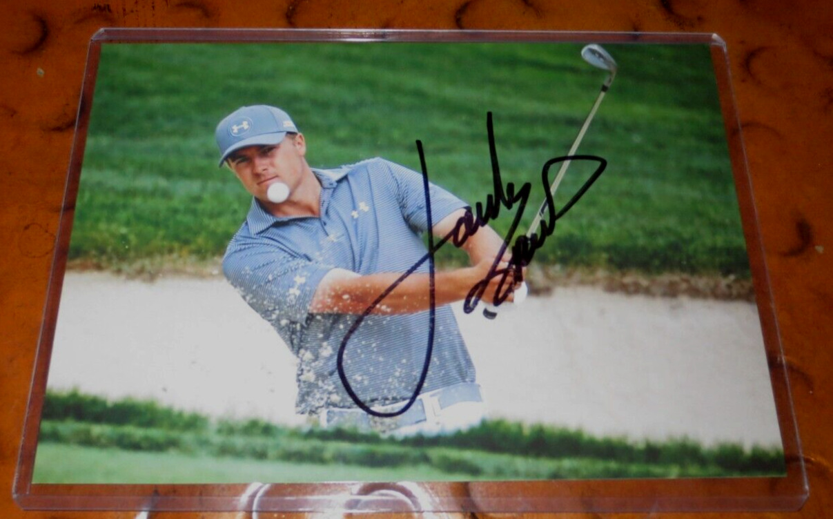 Jordan Speith signed autographed photo PGA Pro Golfer 2015 Masters Champion
