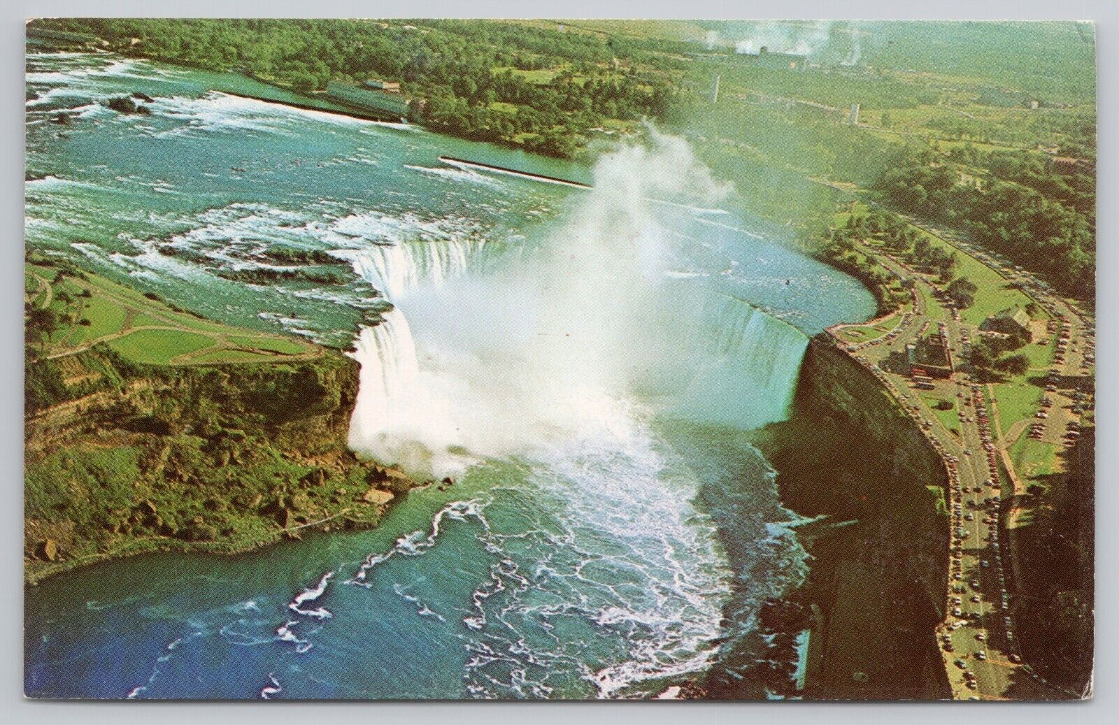 Postcard Horseshoe Falls, Canadian Falls, Niagara Falls, Ontario, Canada