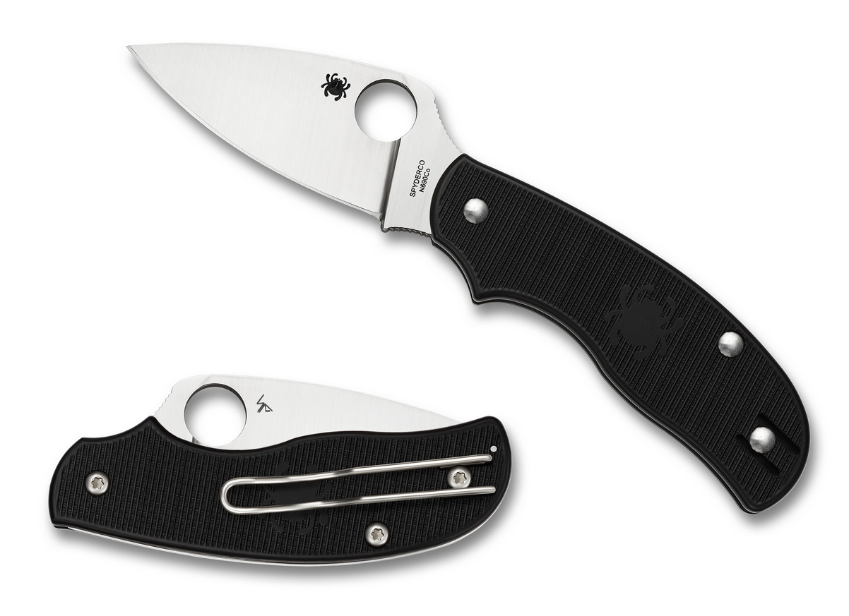 Spyderco Knives Urban SlipIt Black FRN N690Co C127PBK Stainless Pocket Knife
