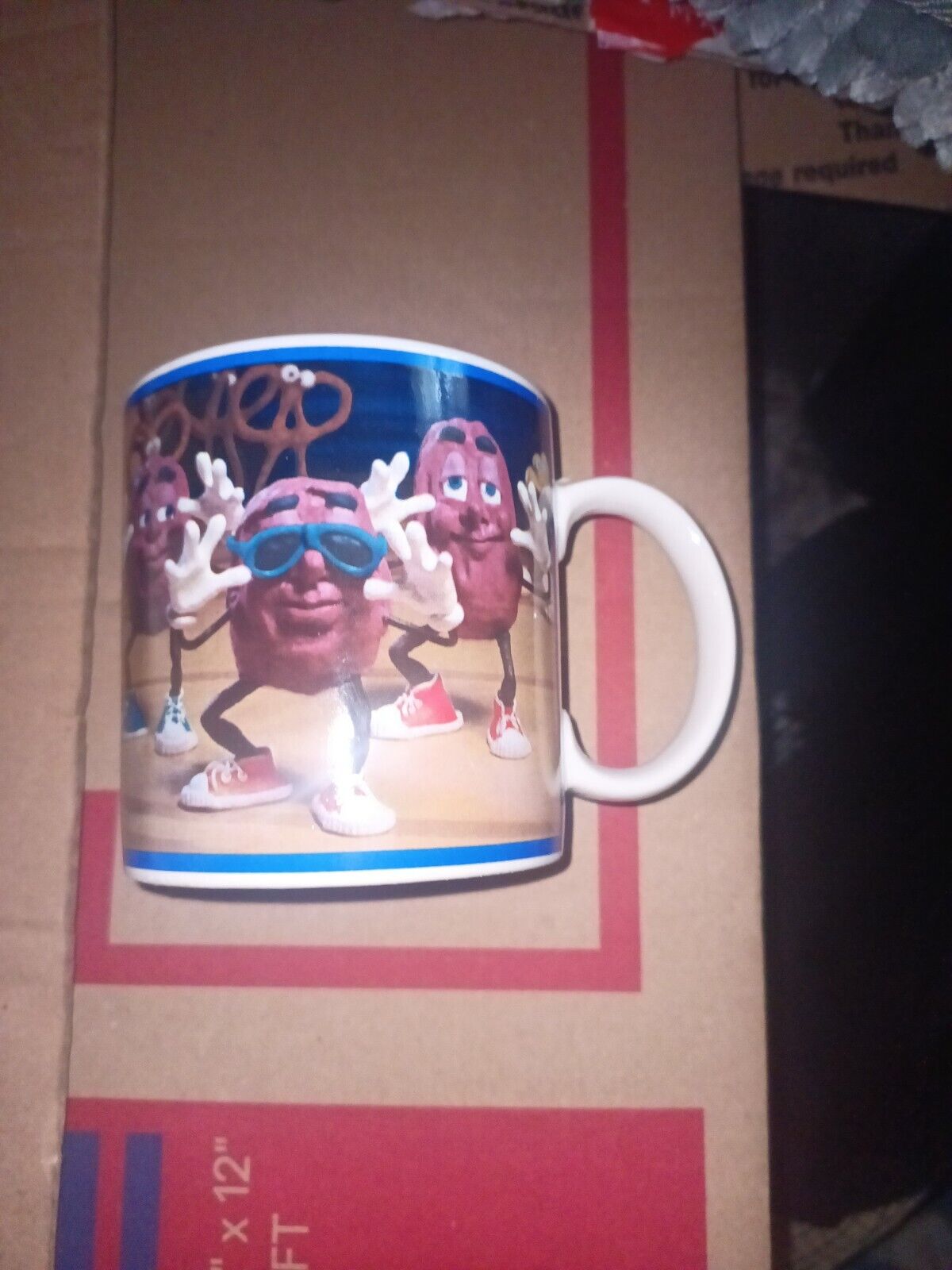 VTG Applause 1987 The California Raisins Mug Cup You Make Me Feel Like Dancin