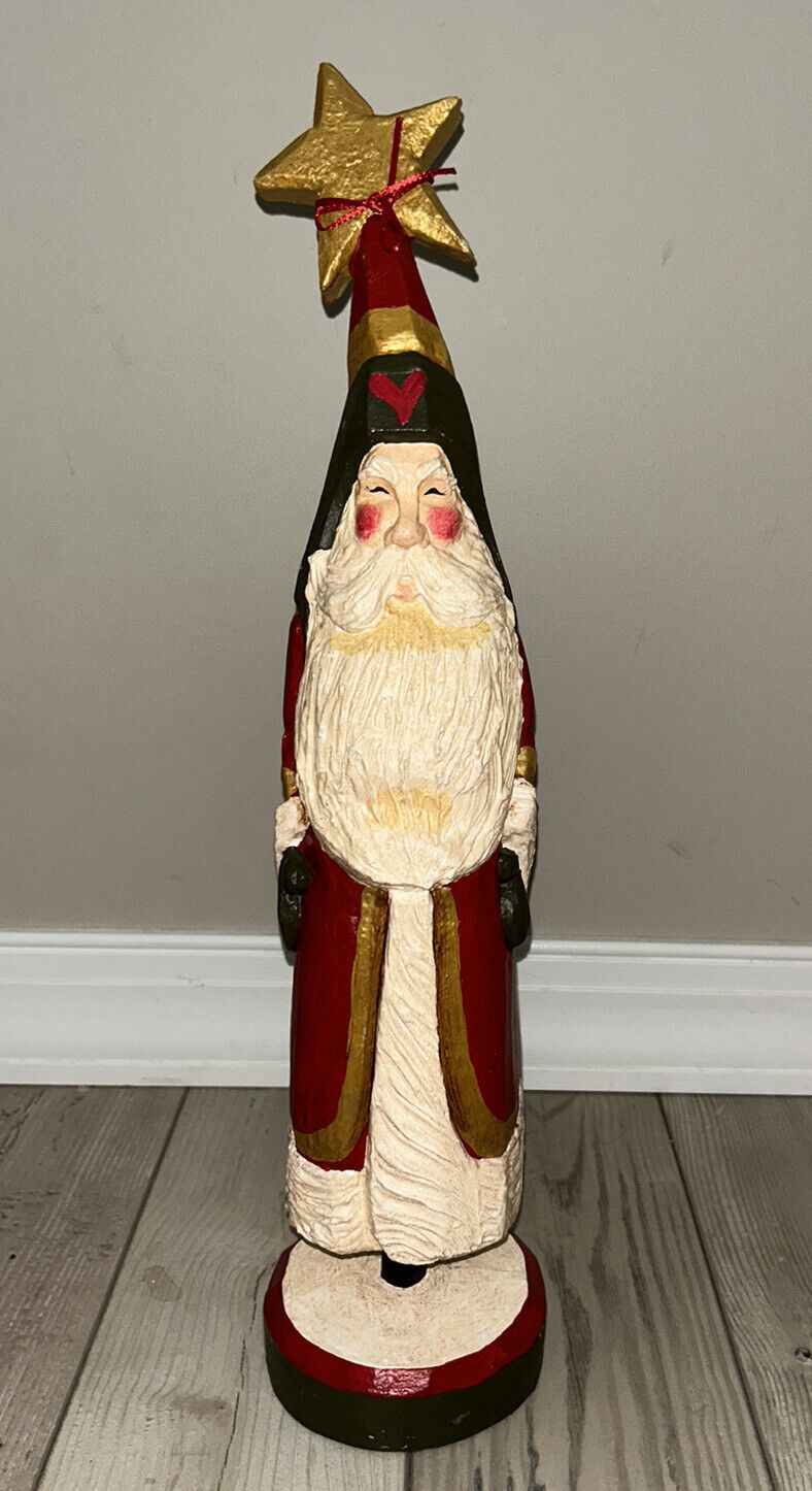 18”HOUSE OF HATTEN Giant Santa Claus Star 1998 collectible