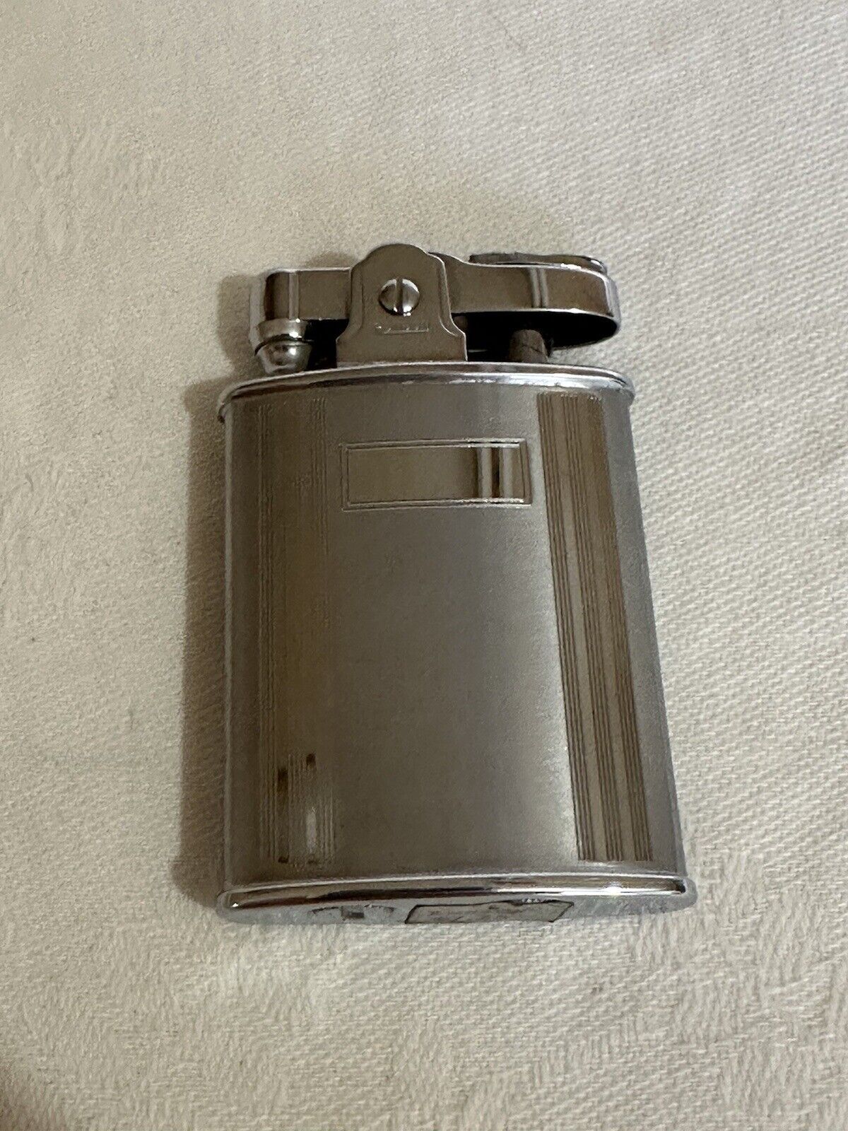 Vintage Ronson Banker Lighter In Original Box Working Condition Unfired