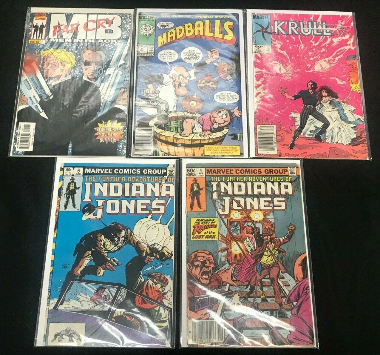 MOVIE/TV RELATED 5PC LOT (FN OB) INDIANA JONES 1997