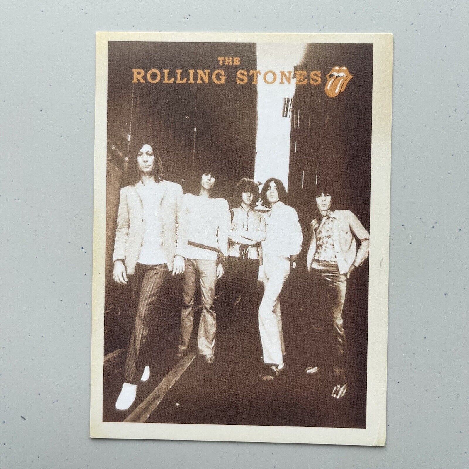 The Rolling Stones Postcard 1969 Image on Modern Card