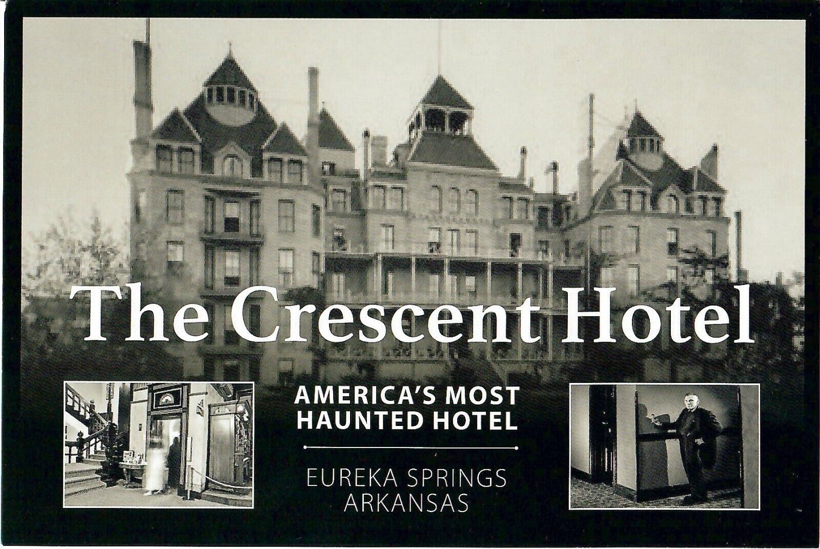 NEW Postcard Eureka Springs Arkansas The Crescent Hotel 4x6 Mountain Collector