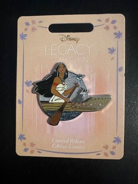 Disney Legacy Pocahontas Pin 25th Anniversary Meeko Flit Limited Release