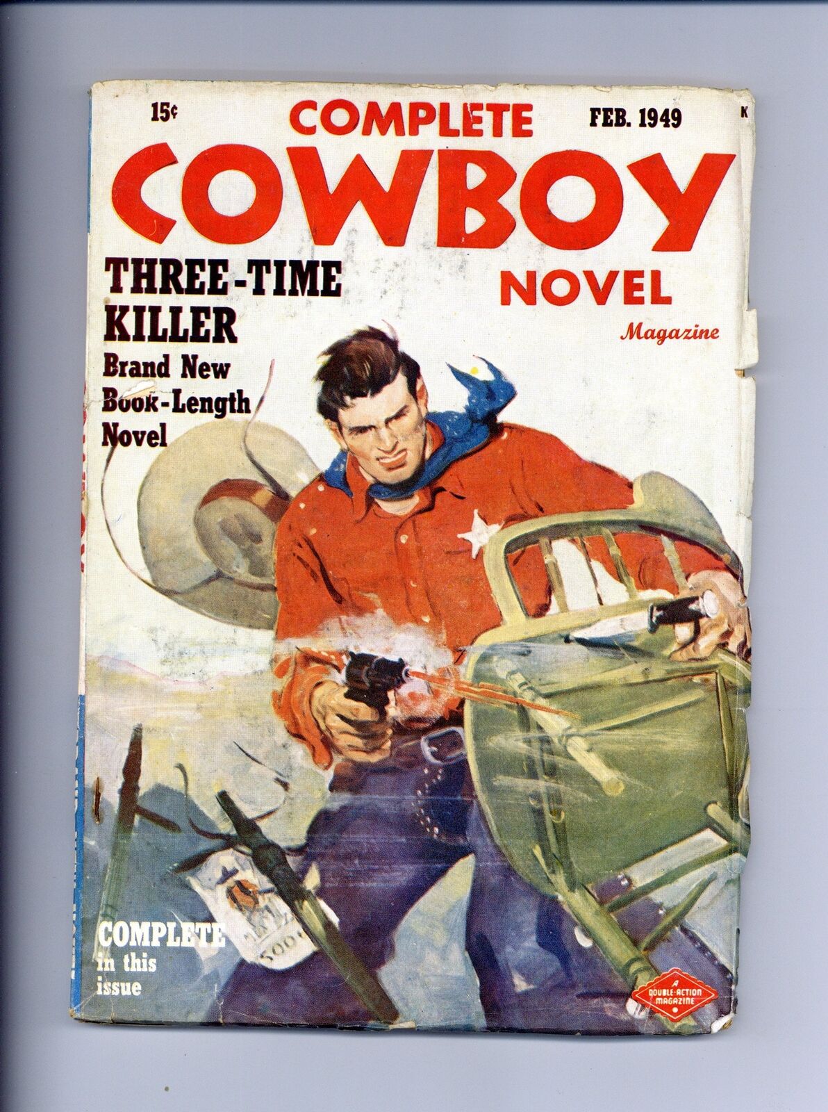Complete Cowboy Novel Magazine Pulp Feb 1949 Vol. 8 #3