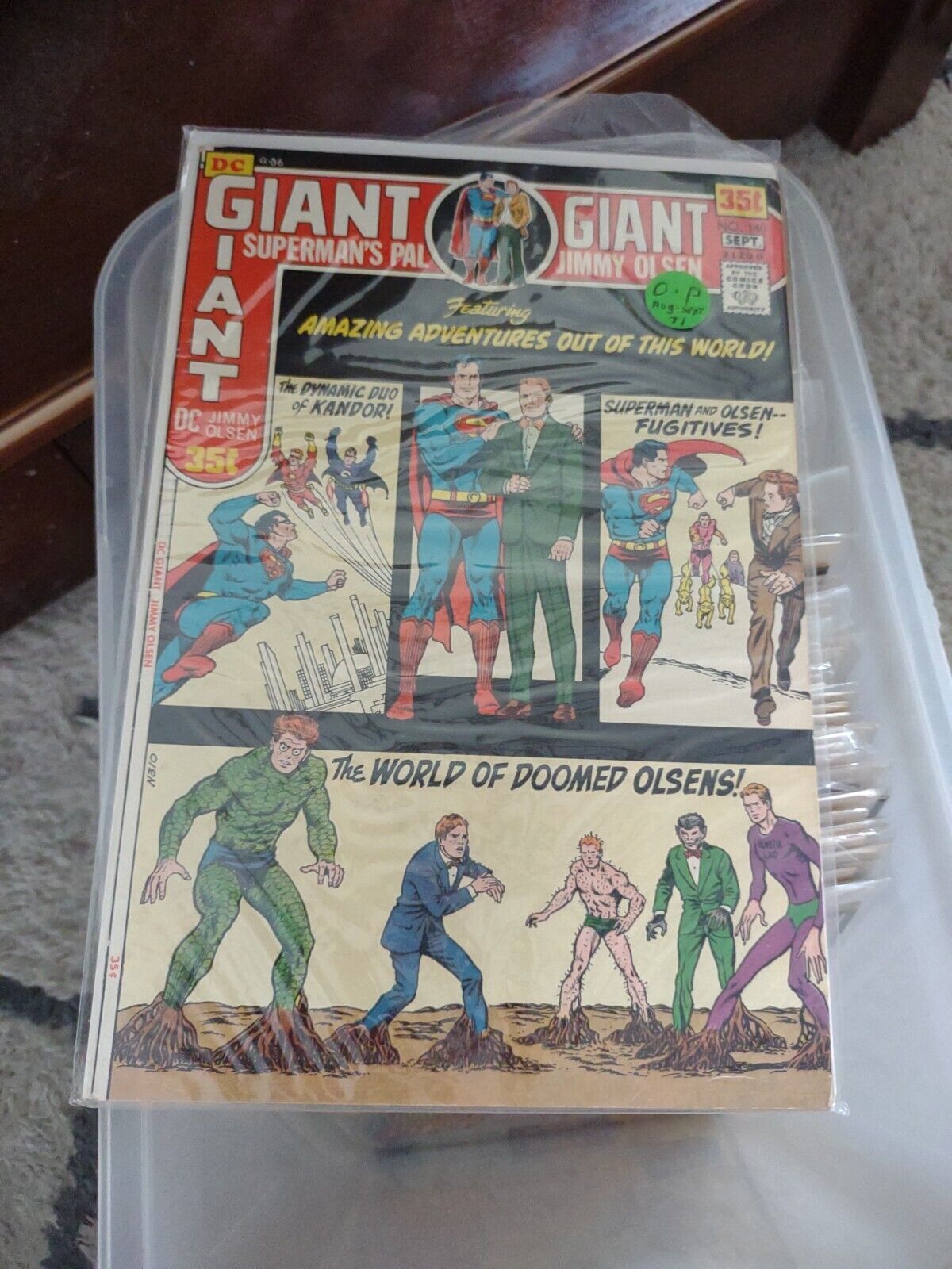 1971 Superman\'s Pal Jimmy Olsen DC Giant Comic Book #140 - SUPERMAN 