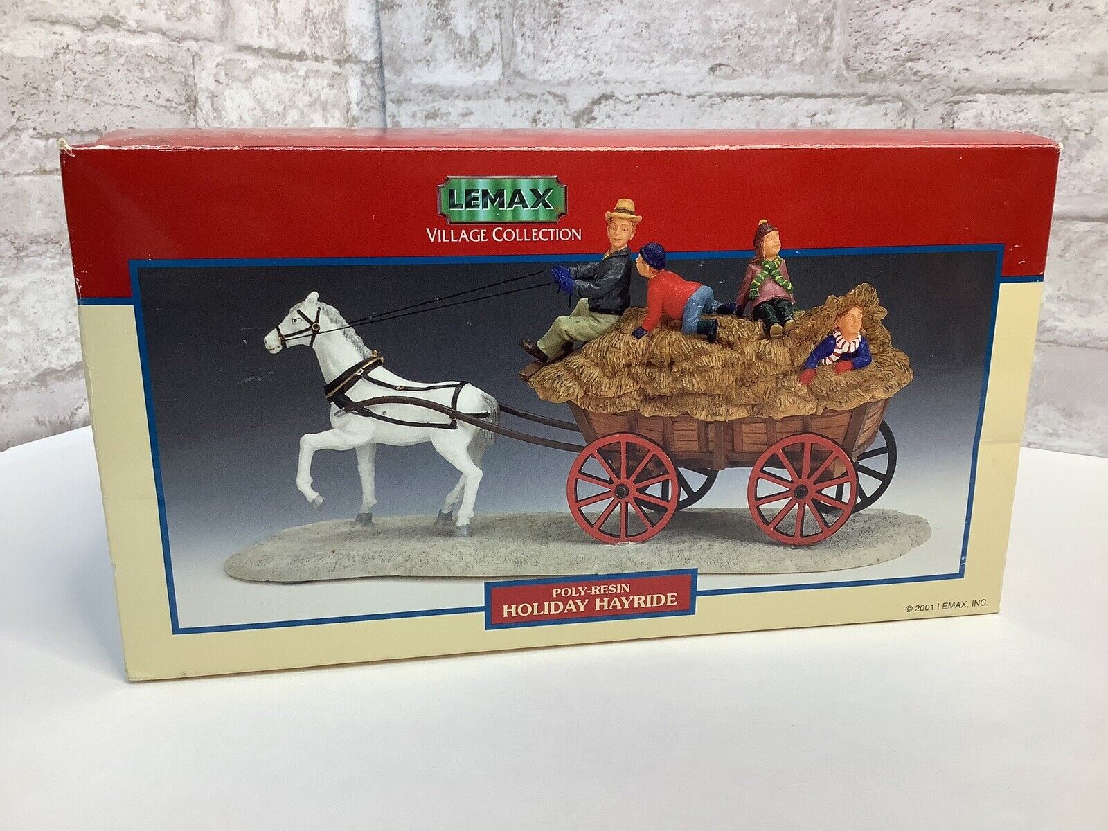 Lemax Christmas Village Collection Poly-Resin Holiday Hayride T410 New In Box