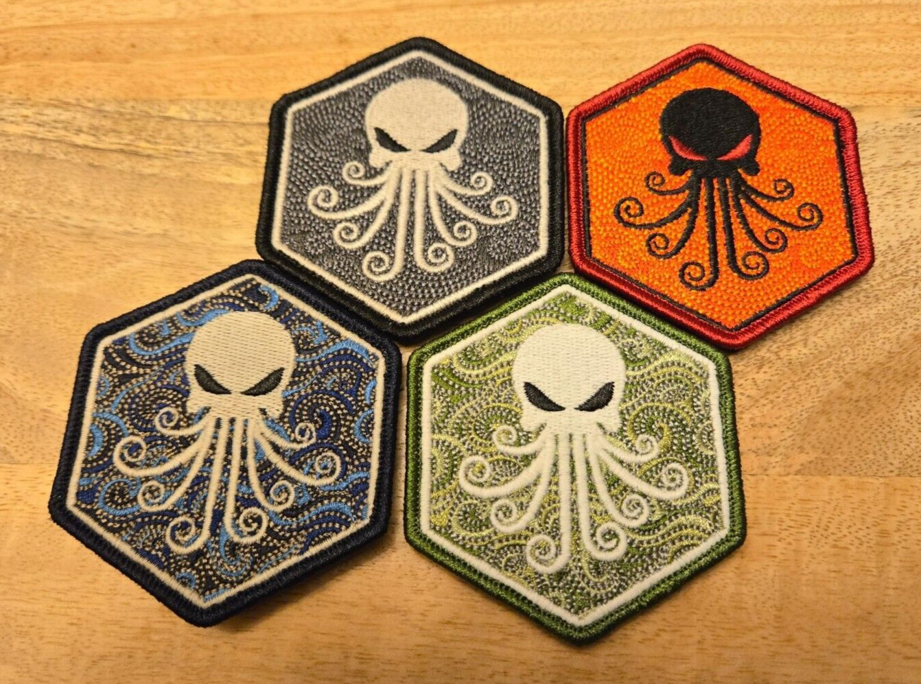 PDW - Prometheus Design Werx patches - Kraken / Octopus Set of 4