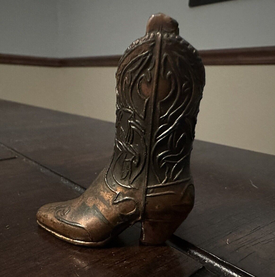 Vintage  2.5  inch tall Cowboy boot