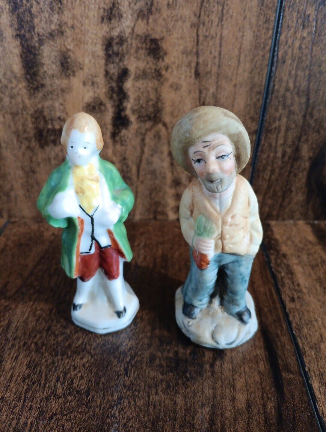 Vintage Made In Japan Mixed Match Of Little Figurines Of Men