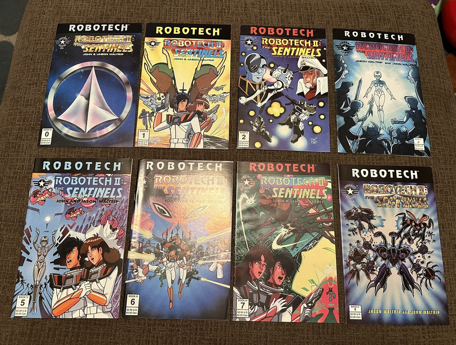 Robotech II The sentinels Book 4 (IV)   # 0 1 2 4 5 6 7 8 (set) RARE HTF