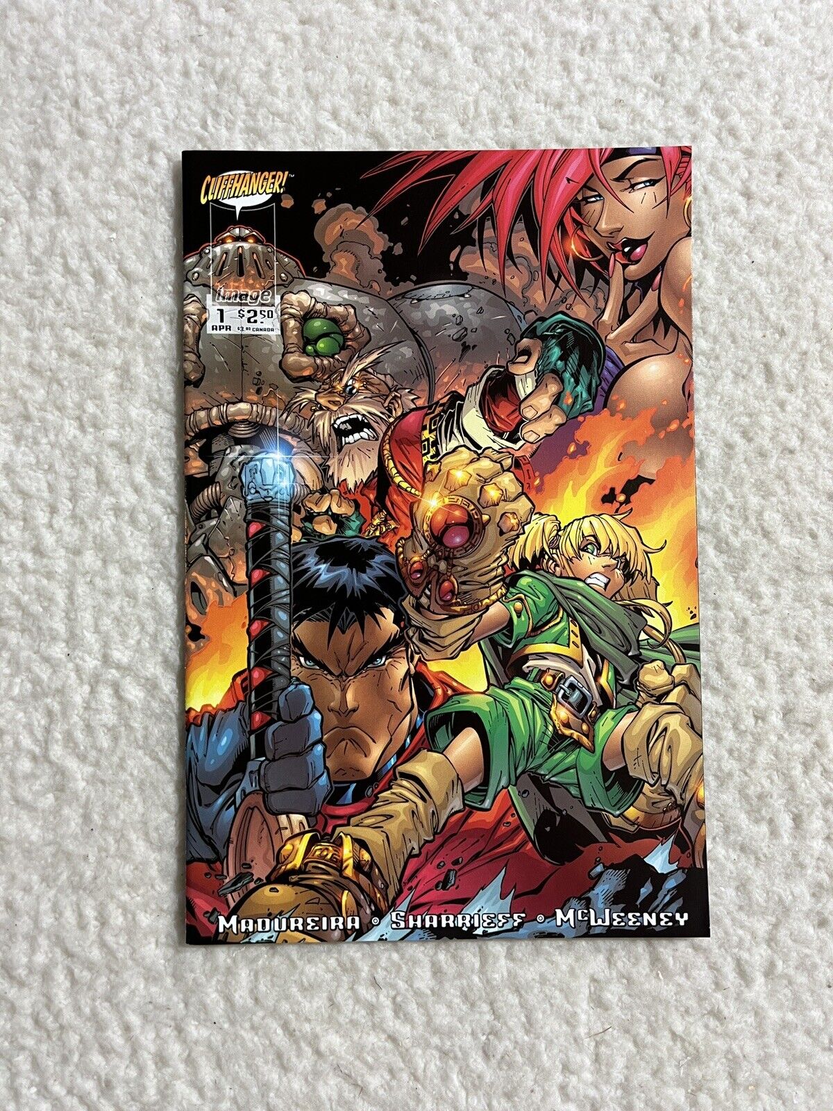 Battle Chasers 1 Image Comics 1998 First App Of Red Monika High Grade.