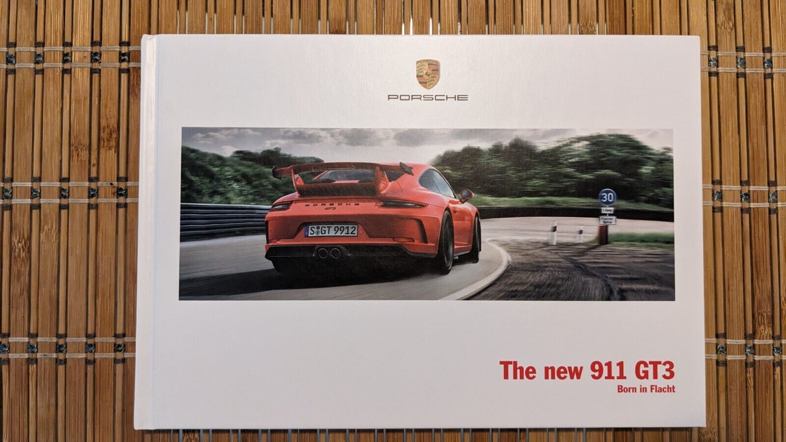 2017 Porsche GT3 Hardcover Prestige Brochure 