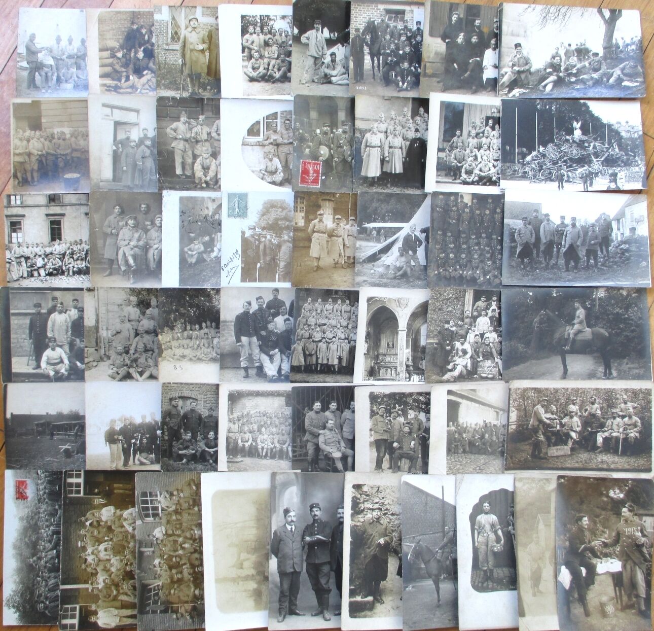 French Military: Collection FIFTY (50) Realphoto Postcards, circa 1910/20 - #2