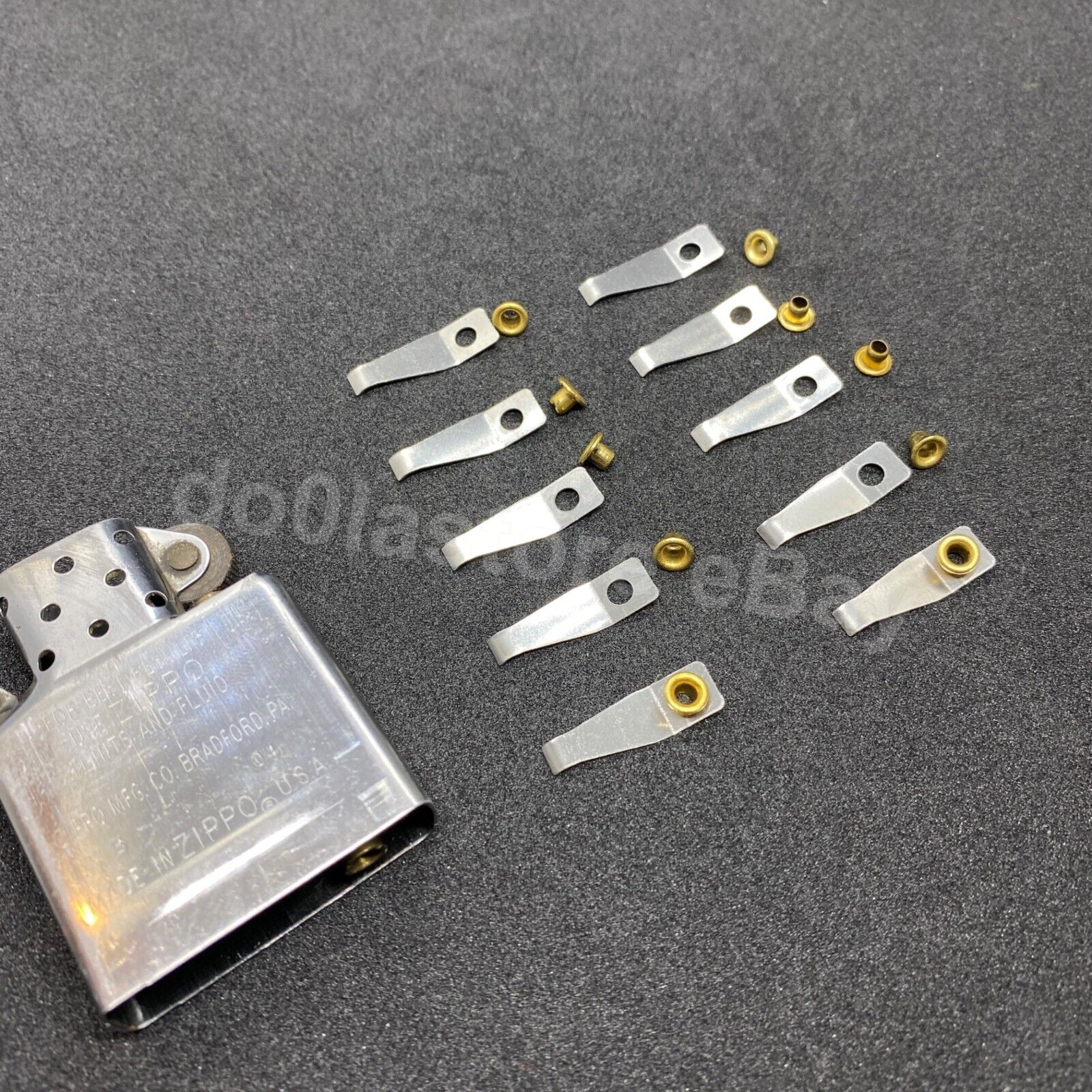 For Zippo lighters, 10 cam sheet spring rivets set for repairs and replacement