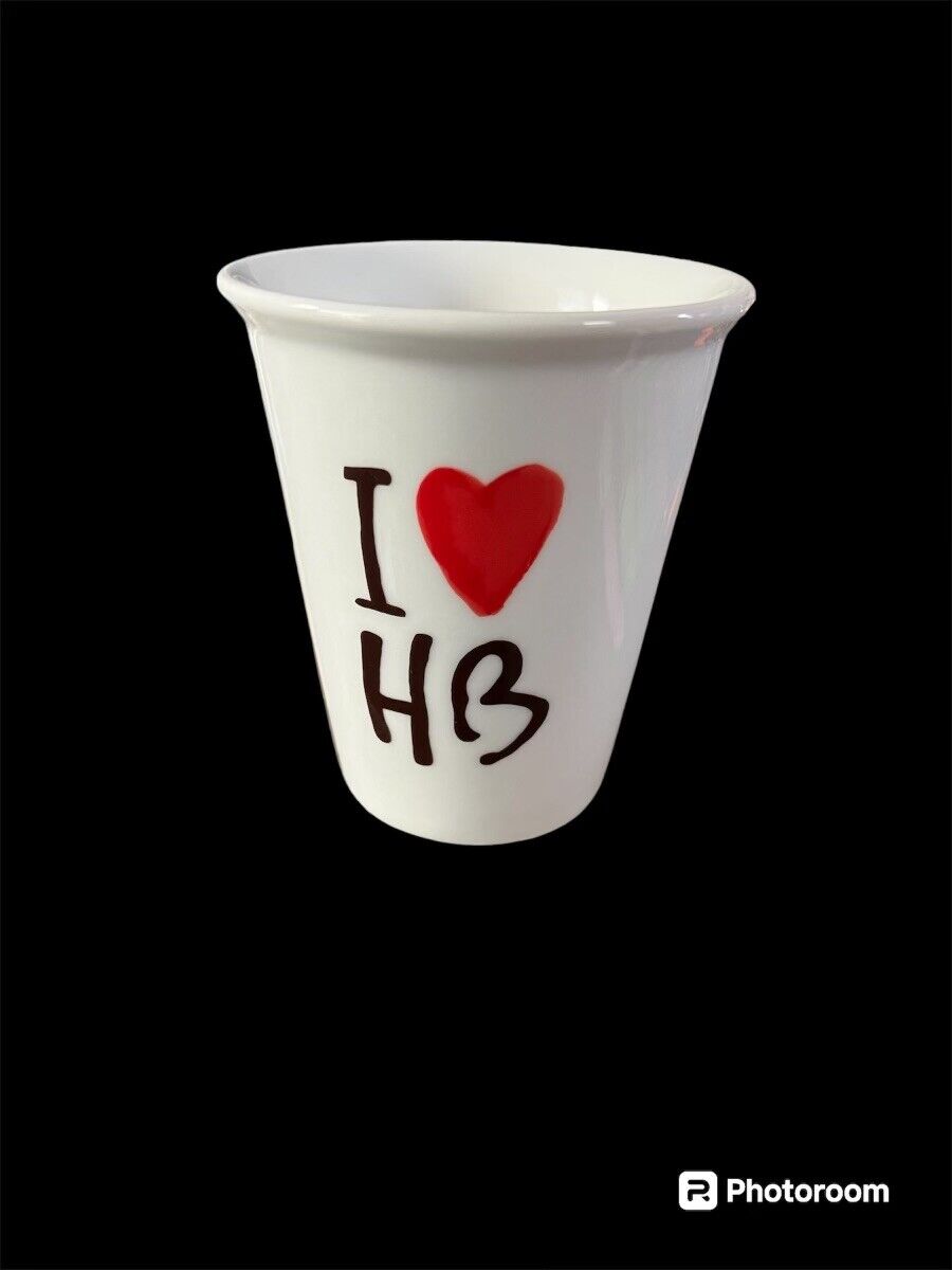 Henri Bendel I ❤️ Heart HB Coffee Mug Tea Cup New York (NO LID) Rare 8 oz