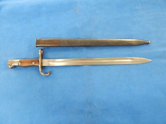 ARGENTINE M1909 SECOND PATTERN MAUSER BAYONET WITH SCABBARD