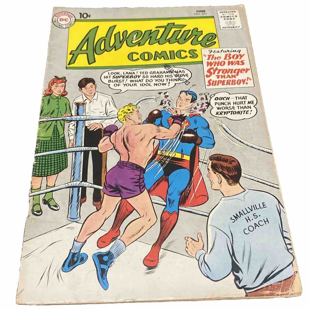 Adventure Comics 273, 1960, DC. Superboy.  Mid Grade  Copy Silver Age Superman