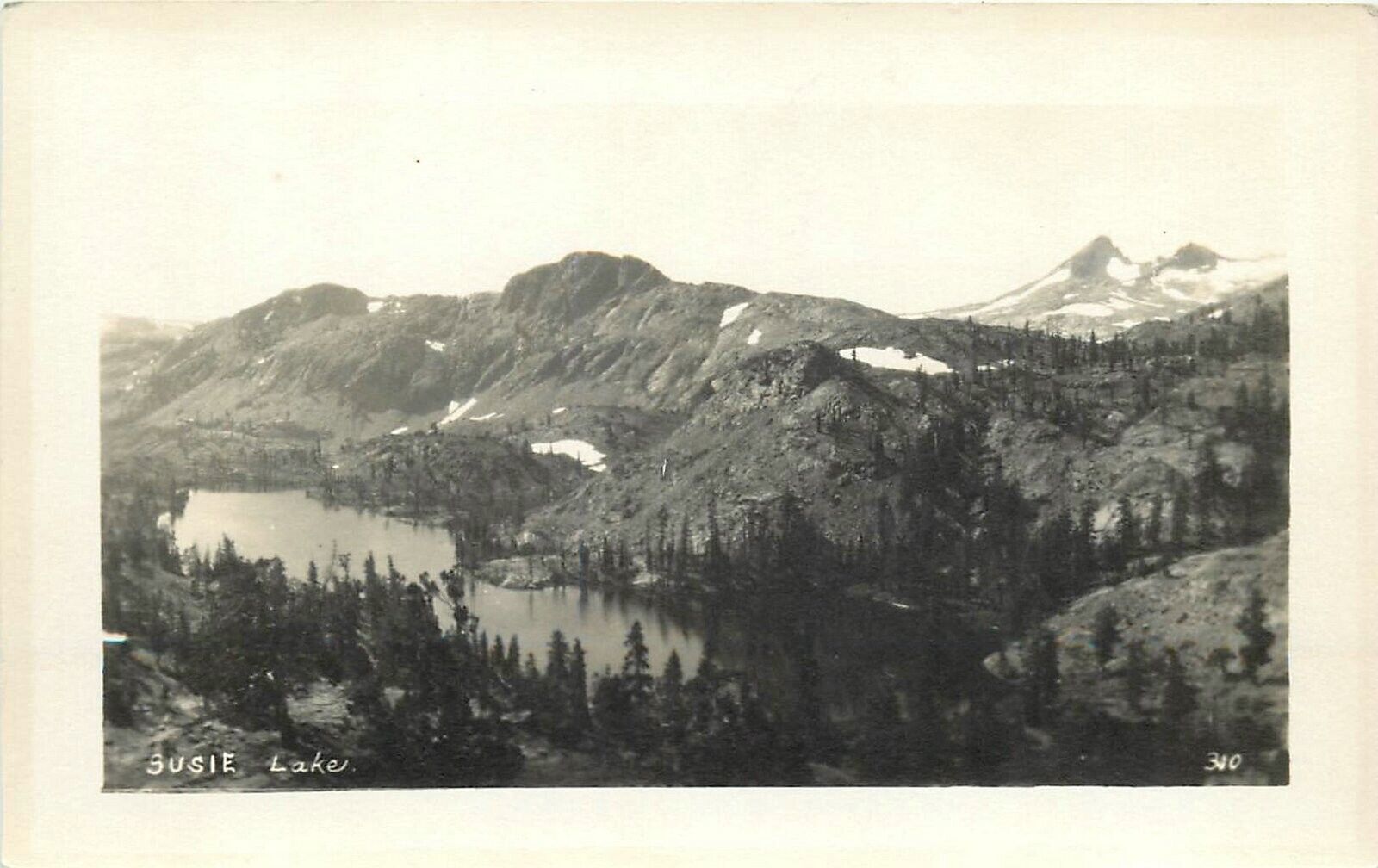 Postcard RPPC C-1910 California Yosemite Susie Lake Pillsbury #310 24-5005