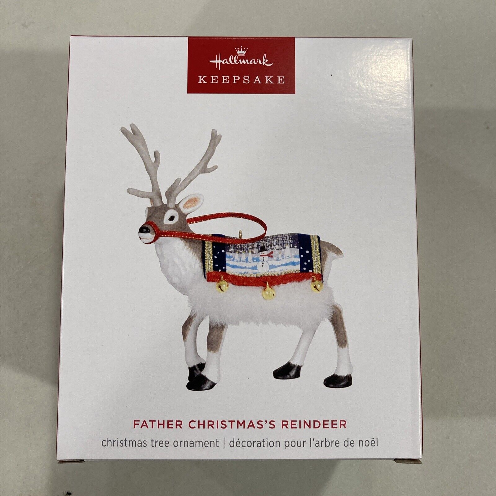 2024 Hallmark Father Christmas\'s Reindeer Keepsake Ornament Limited Edition NIB