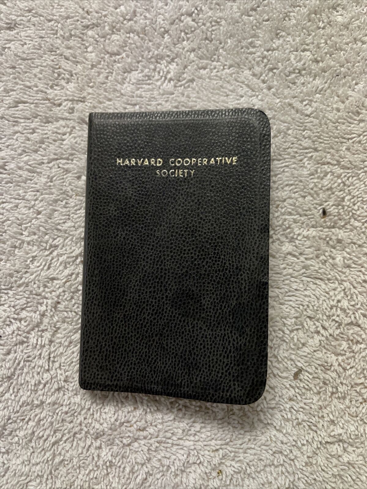 1966 Harvard Coop book Cooperative Society notebook
