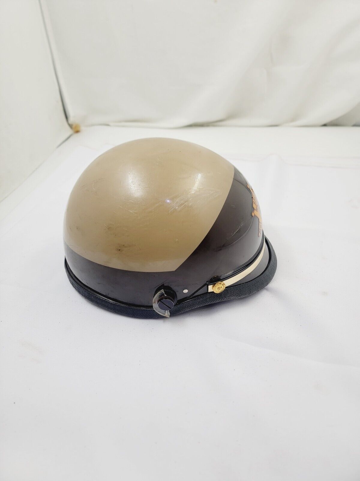 Vintage Premier Crown Corp. Police Motorcycle Helmet Large C3 1998