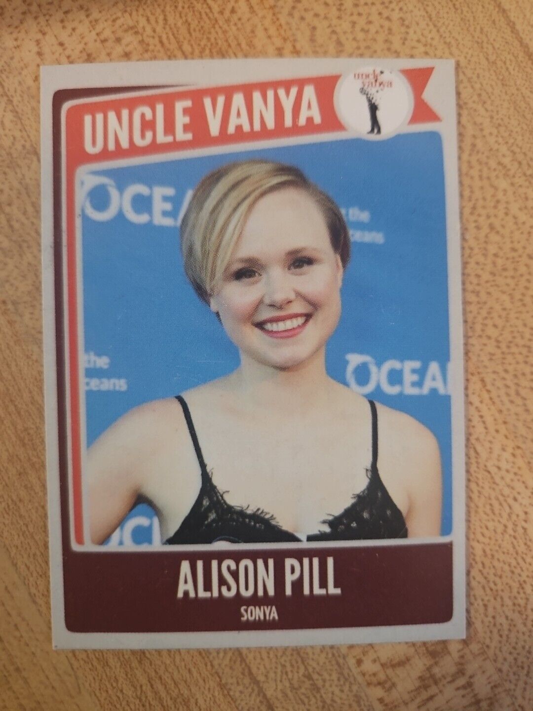 Alison Pill Custom Card - Played Sonya In Uncle Vanya At Lincoln Center