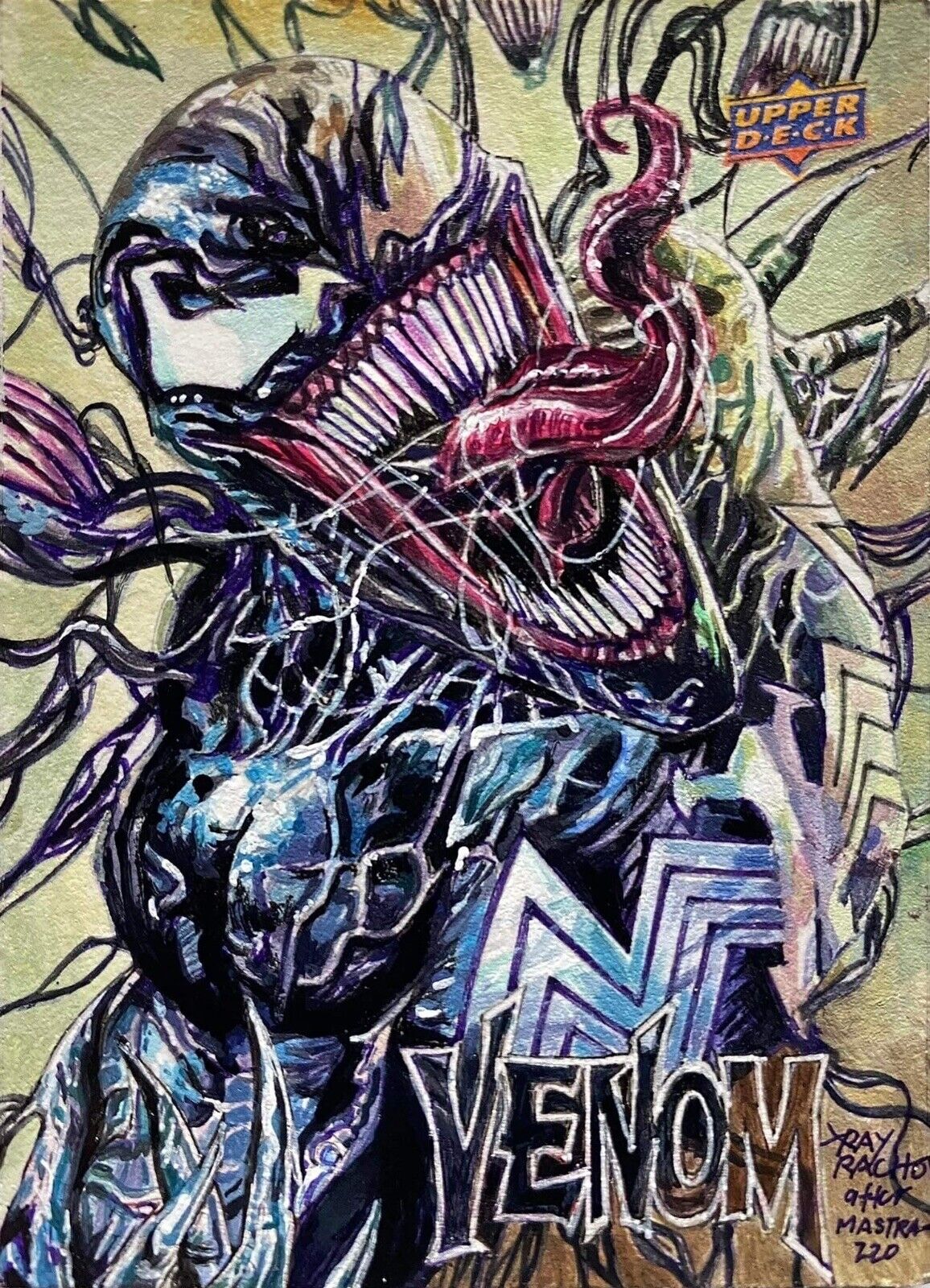 2021-22 Marvel Annual Venom Sketch Card Aftermarket 