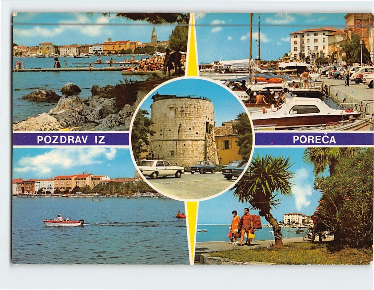Postcard beautiful Places in Poreč Croatia
