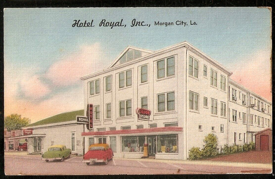 Hotel Royal Morgan City Largest Hotel 1940 Linen Louisiana