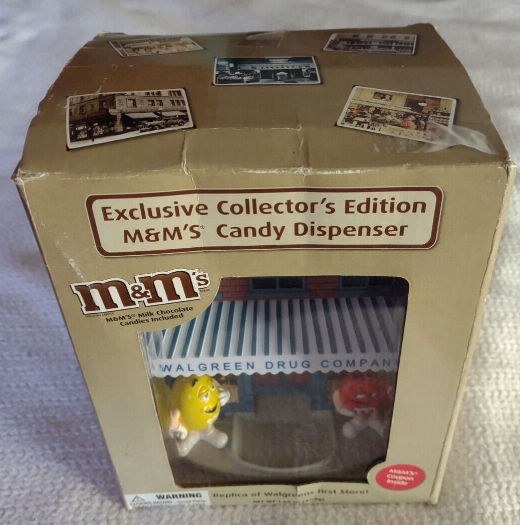 M&M\'S Walgreens Drug Company 2008 Exclusive Collectors Edition Candy Dispenser