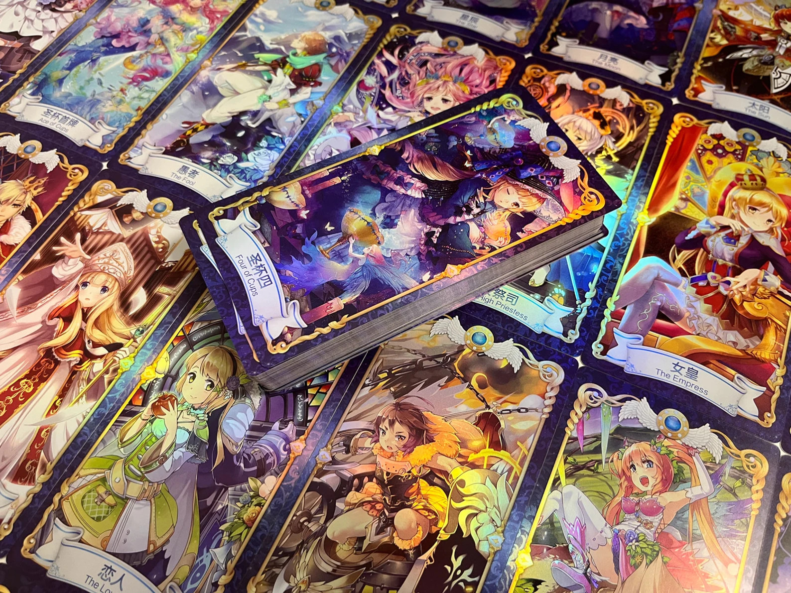 Anime Magic girl 78 standard tarot card deck