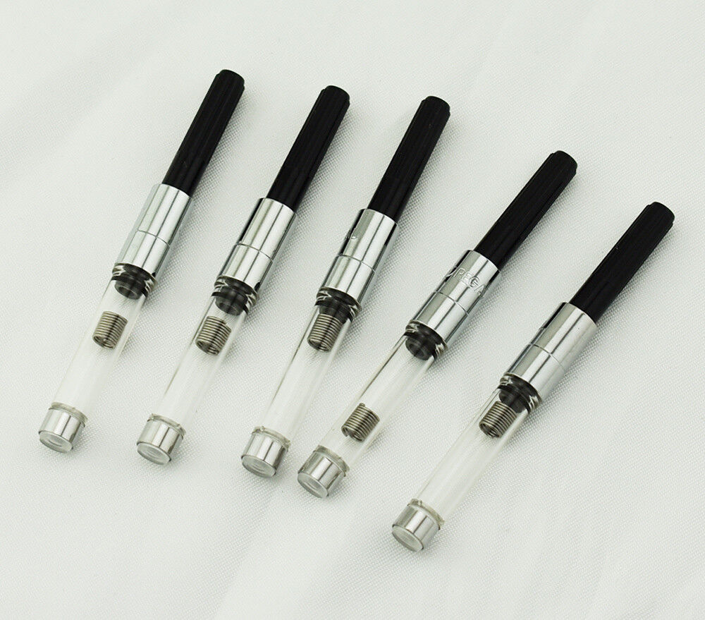 5 Pieces Regal Fountain Pen Metal Converter ,  International Standard Size
