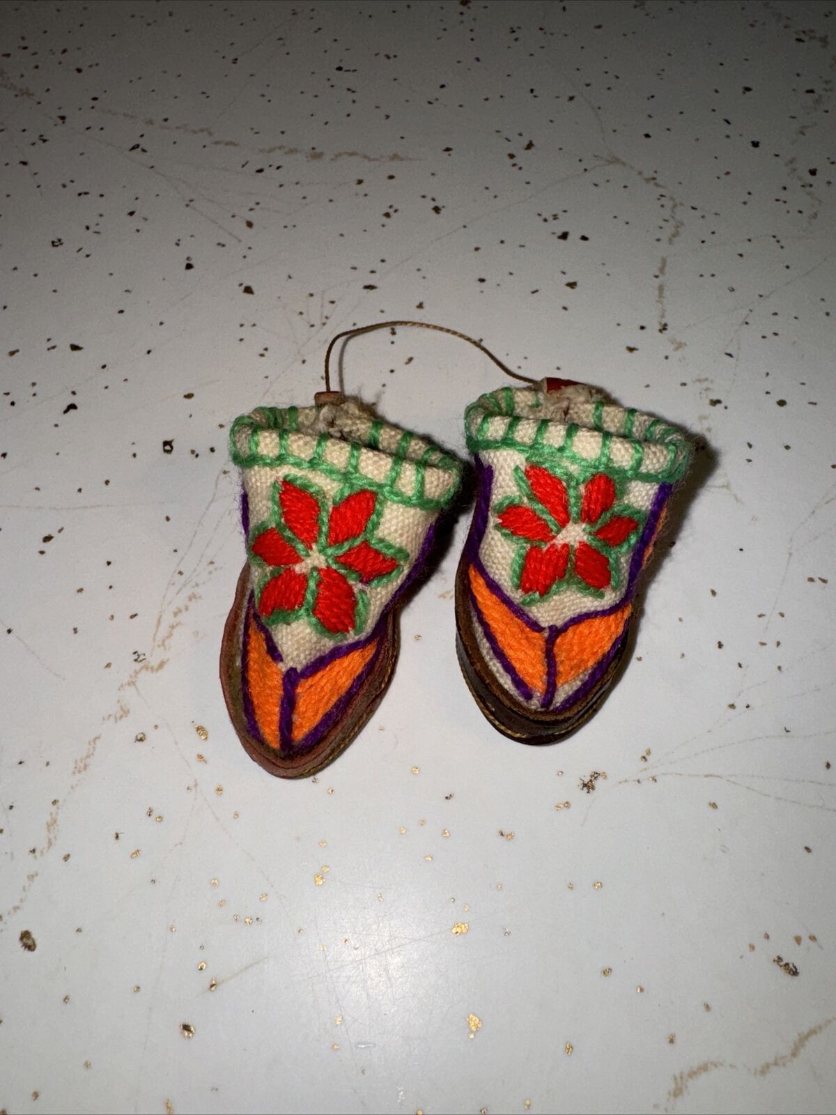 native american moccasins Vintage Tiny Collectable