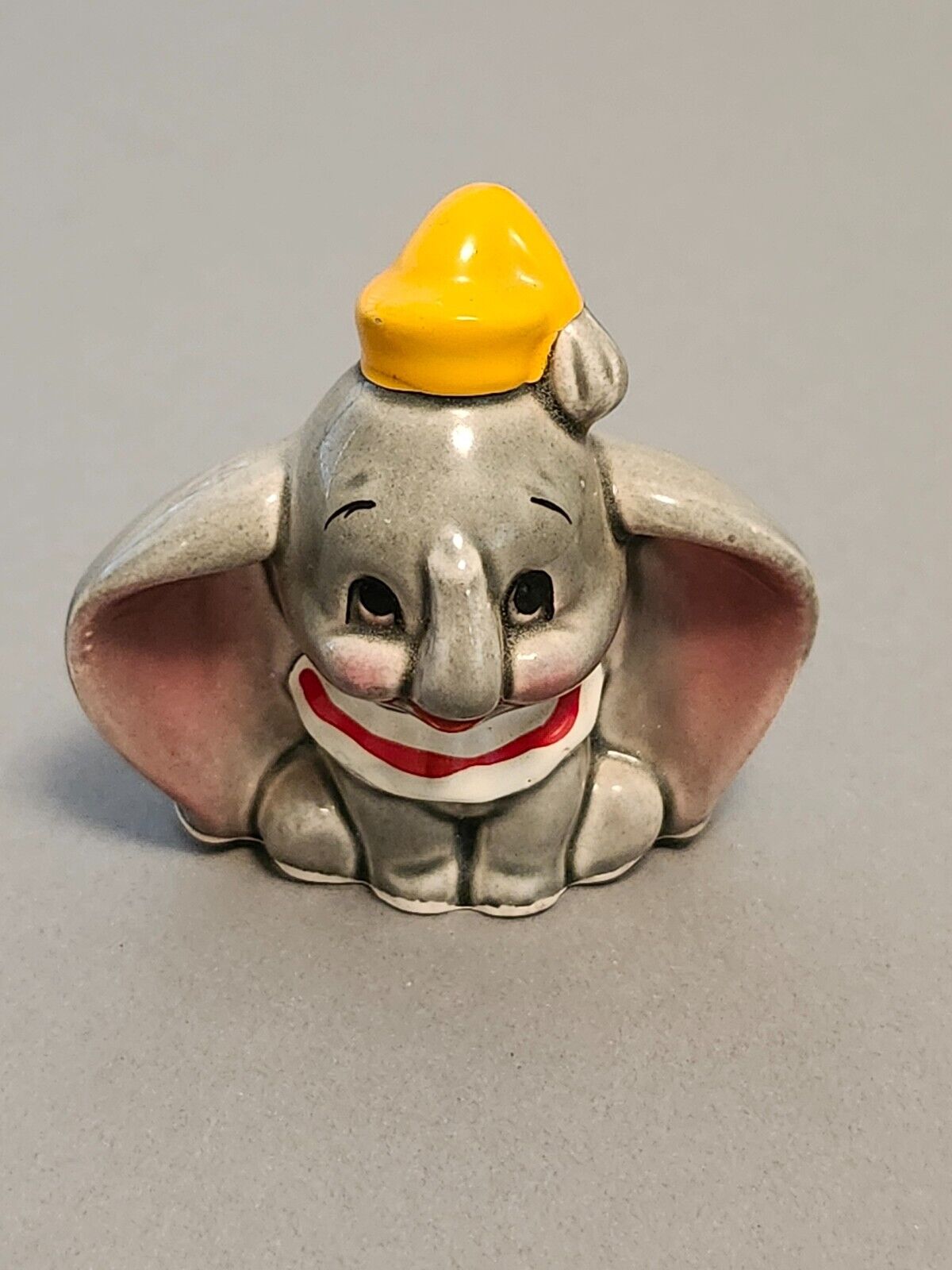 Vintage Walt Disney Dumbo Porcelain Figurine Circus Clown,  Made in Japan