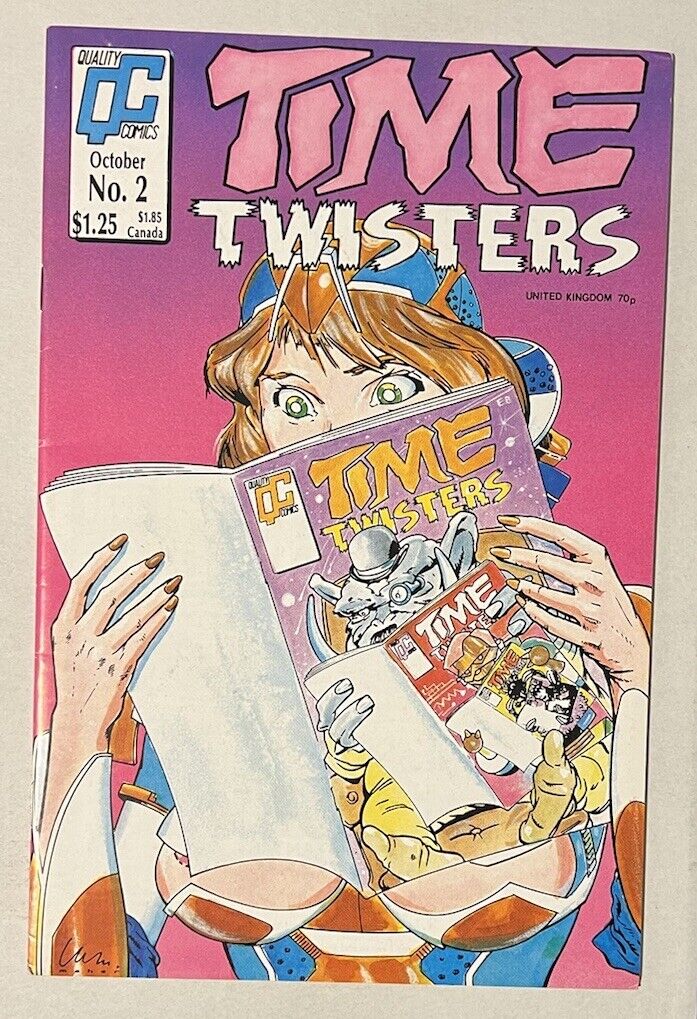 Time Twisters #2 1987 Quality Comics Comic Book - We Combine Shipping