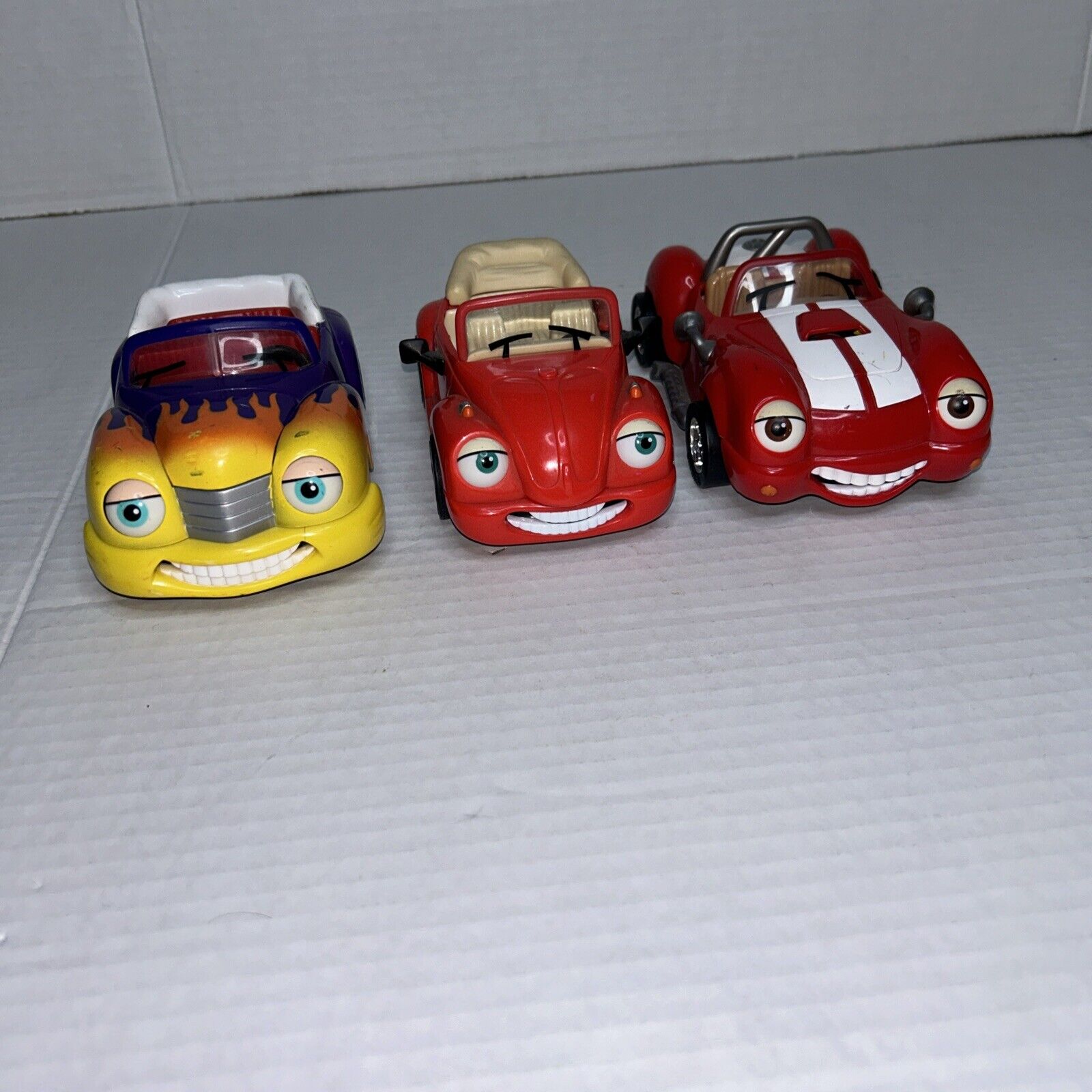 Vintage Chevron Cars Collectible Toy Vehicles Lot Of 3