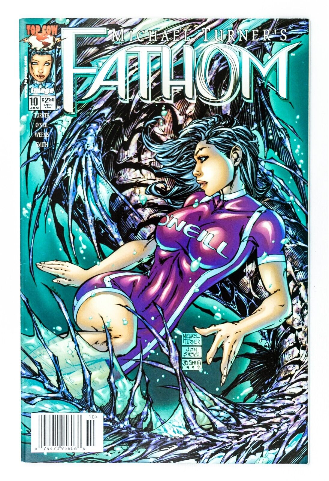 Fathom #10 (1998 Top Cow/Image, Vol. 1) Michael Turner Art & Cover Unread NM-