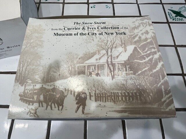 the snow strom collectables currier and ives