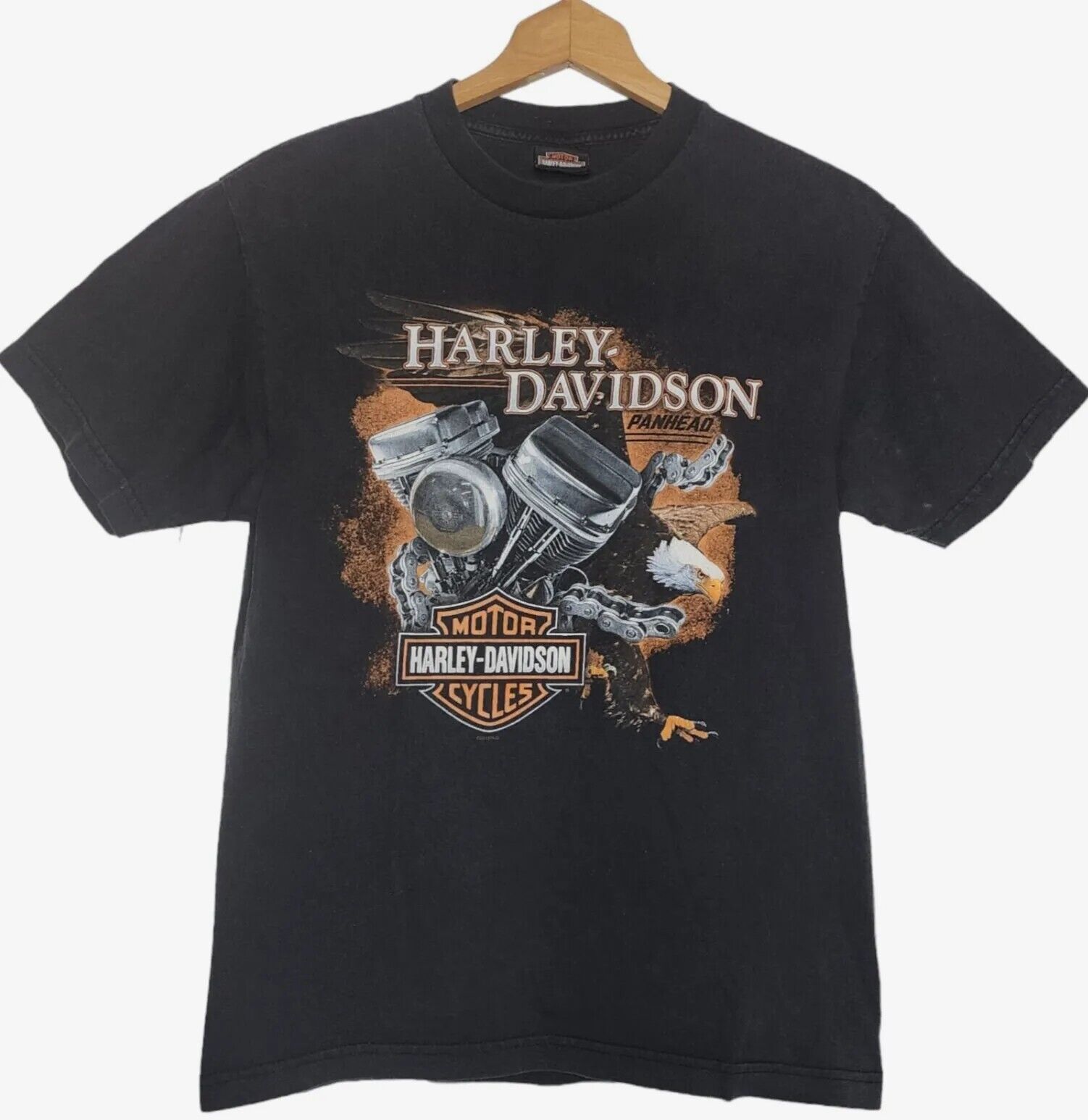 Harley Davidson Panhead Graphic T Shirt - Men's Medium