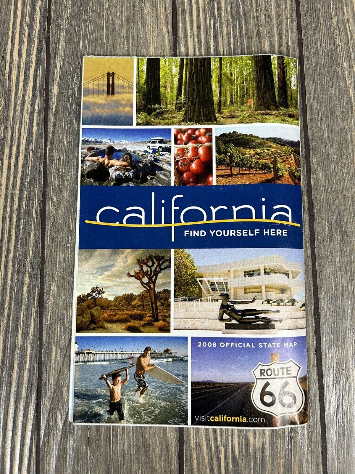 California Find Yourself Here 2008 Official Map Booklet