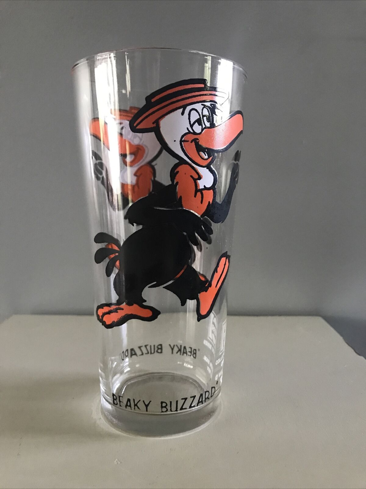 1973 Vtg Looney tunes Beaky Buzzard Pepsi collectors Glass Cup