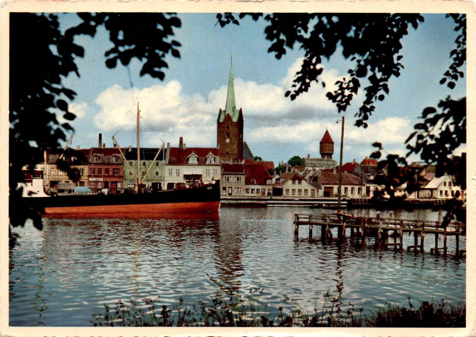 Mary Lang, Nakskov, Denmark, Mrs. M.K. Boney, Pontiac,  Postcard