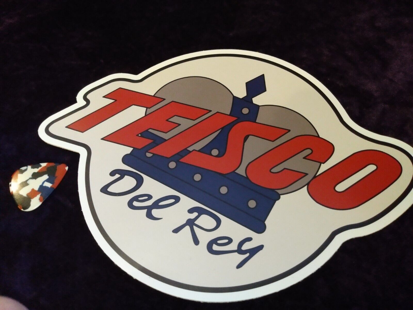 TEISCO - Del Ray - Vintage Classic Logo Vinyl STICKER